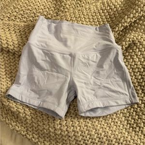 Lululemon Blissful Blue  align shorts size 6 and 4 inch insteam